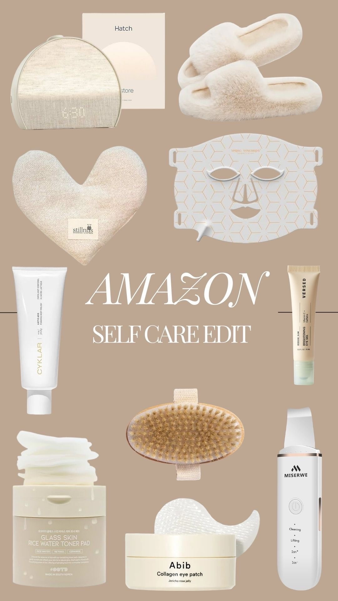 🛁 Amazon self care edit 🛁
Little luxuries that make your everyday feel softer, slower, and more intentional ✨ because you deserve it.
#amazonselfcare #selfcareessentials #wellnessroutine #cozyvibes #intentionalliving #ltkhome


#LTKmorningroutine #LTKBeauty #LTKselfcare