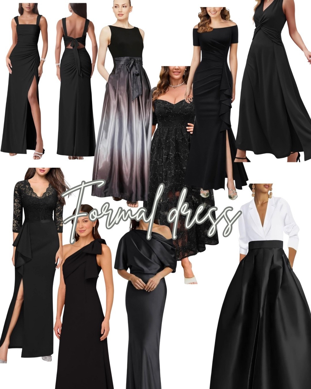 Formal dresses. #dress #blackdress #formal #wedding 

#LTKWedding #LTKStyleTip #LTKOver40