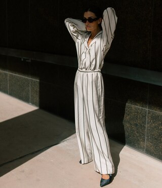 x Elizabeth Damrich Beaty Striped Pant | Dillard's