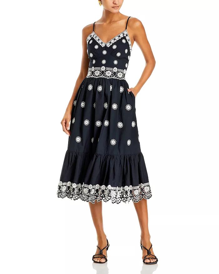 Elysse Embroidered Midi Dress | Bloomingdale's (US)