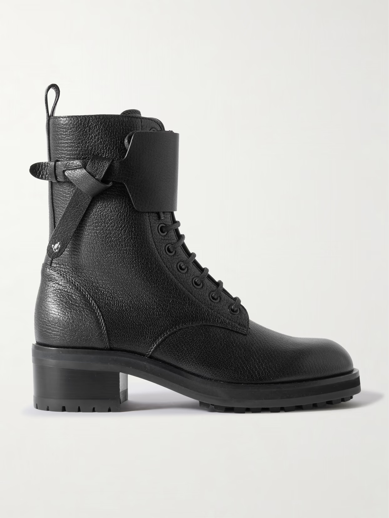 Jimmy Choo - Rosabel Leather Ankle Boots - Black | NET-A-PORTER (UK & EU)