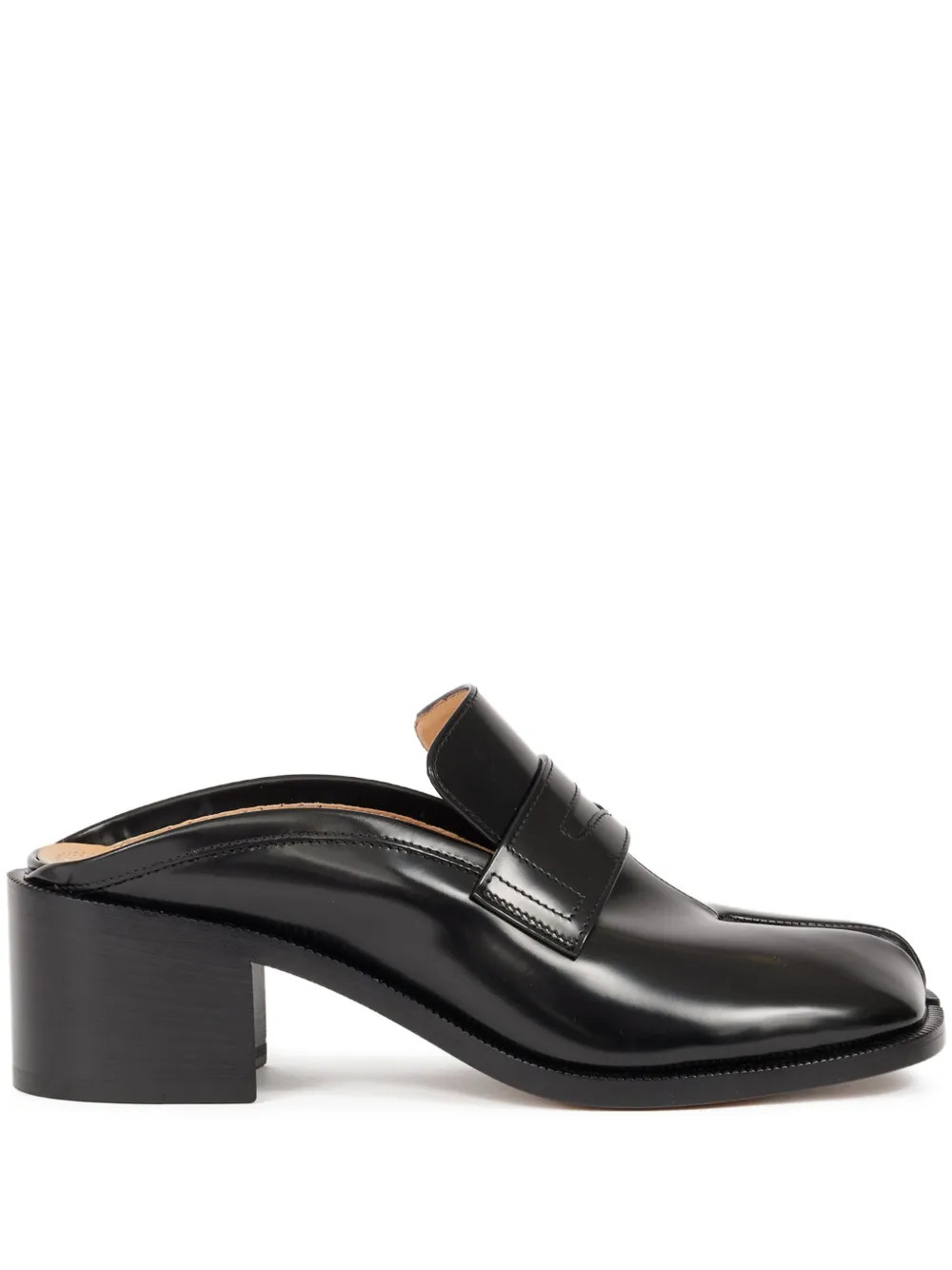 Maison Margiela Tabi City loafer mules - Black | Farfetch Global