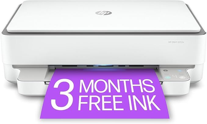 HP ENVY 6055e Wireless Color Inkjet Printer, Print, scan, copy, Easy setup, Mobile printing, Best... | Amazon (US)