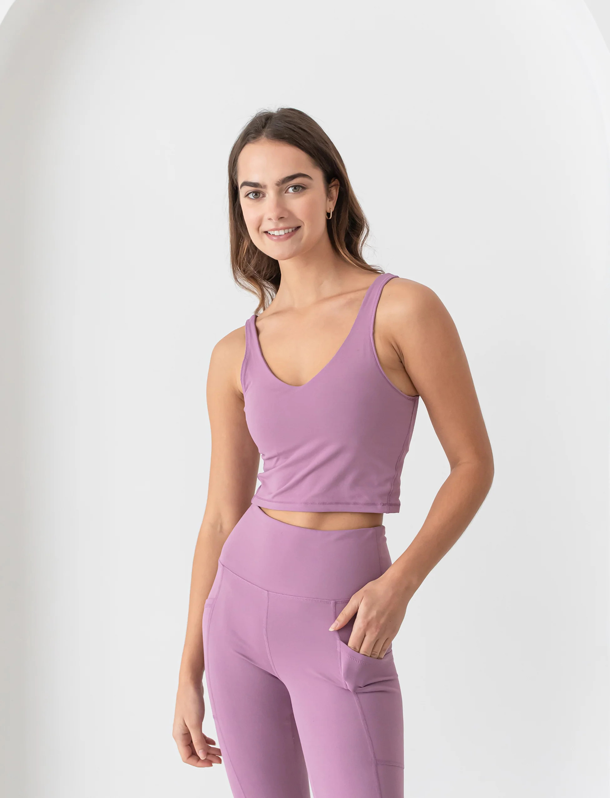 LADIES POWER CROP TANK – Jill Yoga | Jill Yoga