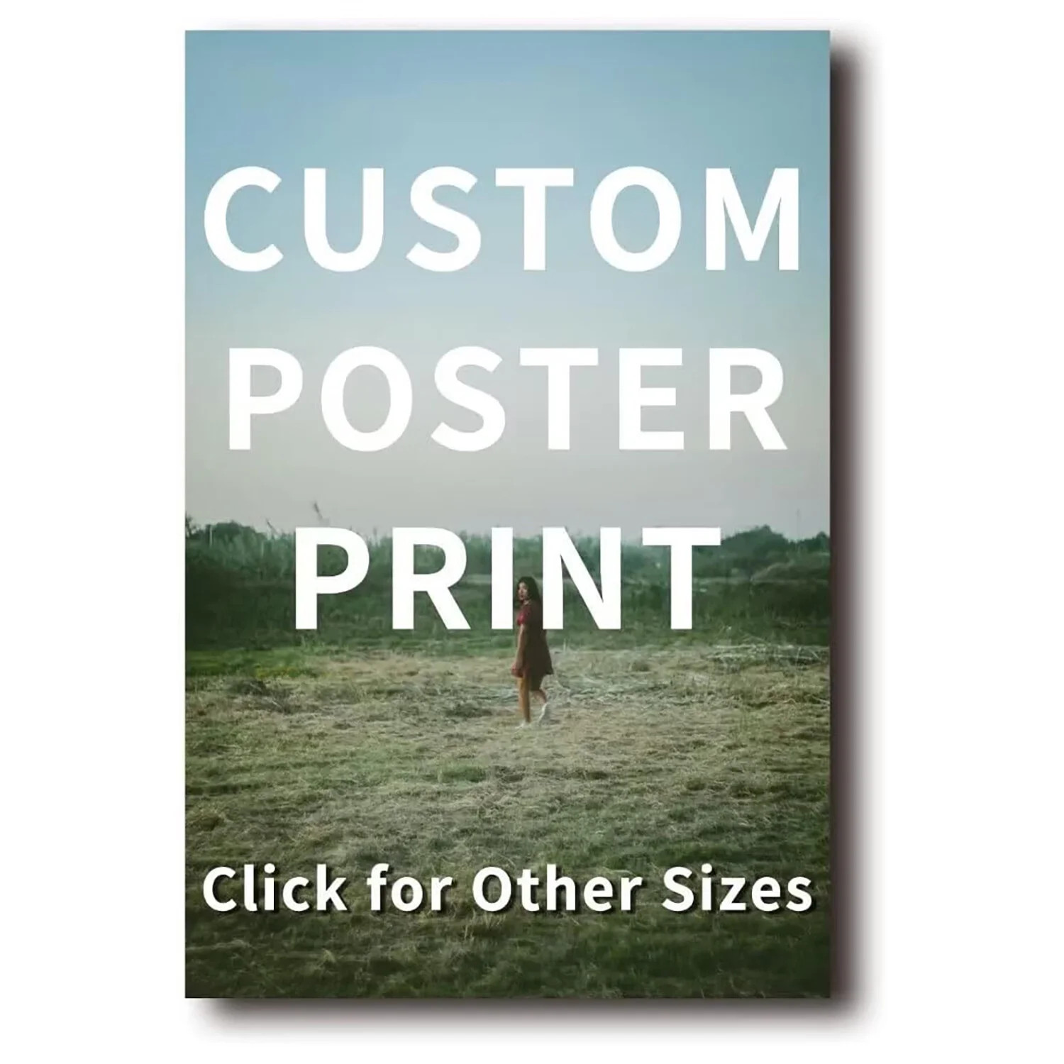 MSHUN Custom Poster Print - Upload Your Photo/Image - Personalized Photo To Canvas Poster Prints ... | Walmart (US)