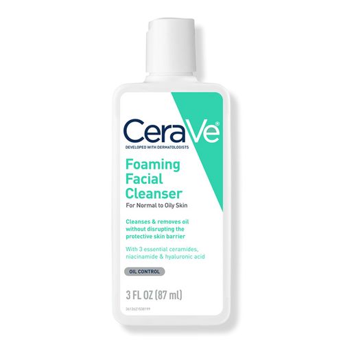 CeraVeTravel Size Foaming Facial Cleanser for Balanced to Oily Skin | Ulta