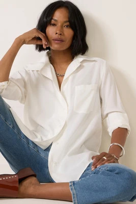 Z SUPPLY Women's Allie Shirt, Size Large, White | Evereve