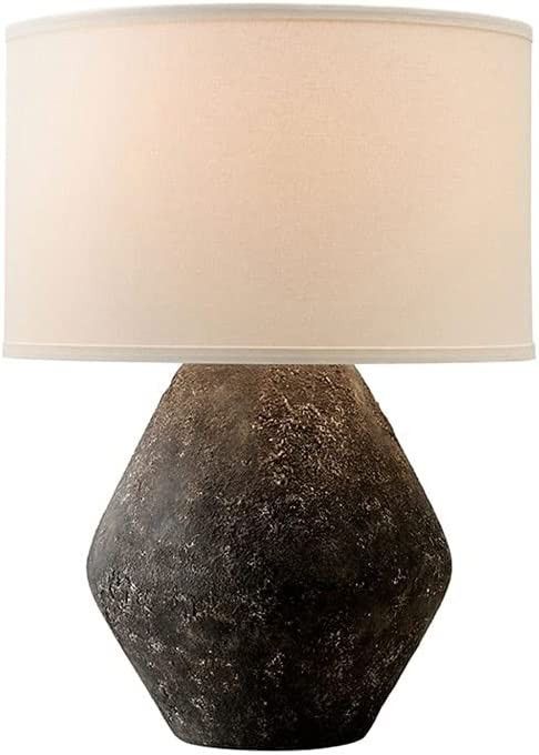Troy Lighting PTL1006 Artifact - 23 Inch Table Lamp, Graystone Finish with Off-White Linen Shade | Amazon (US)