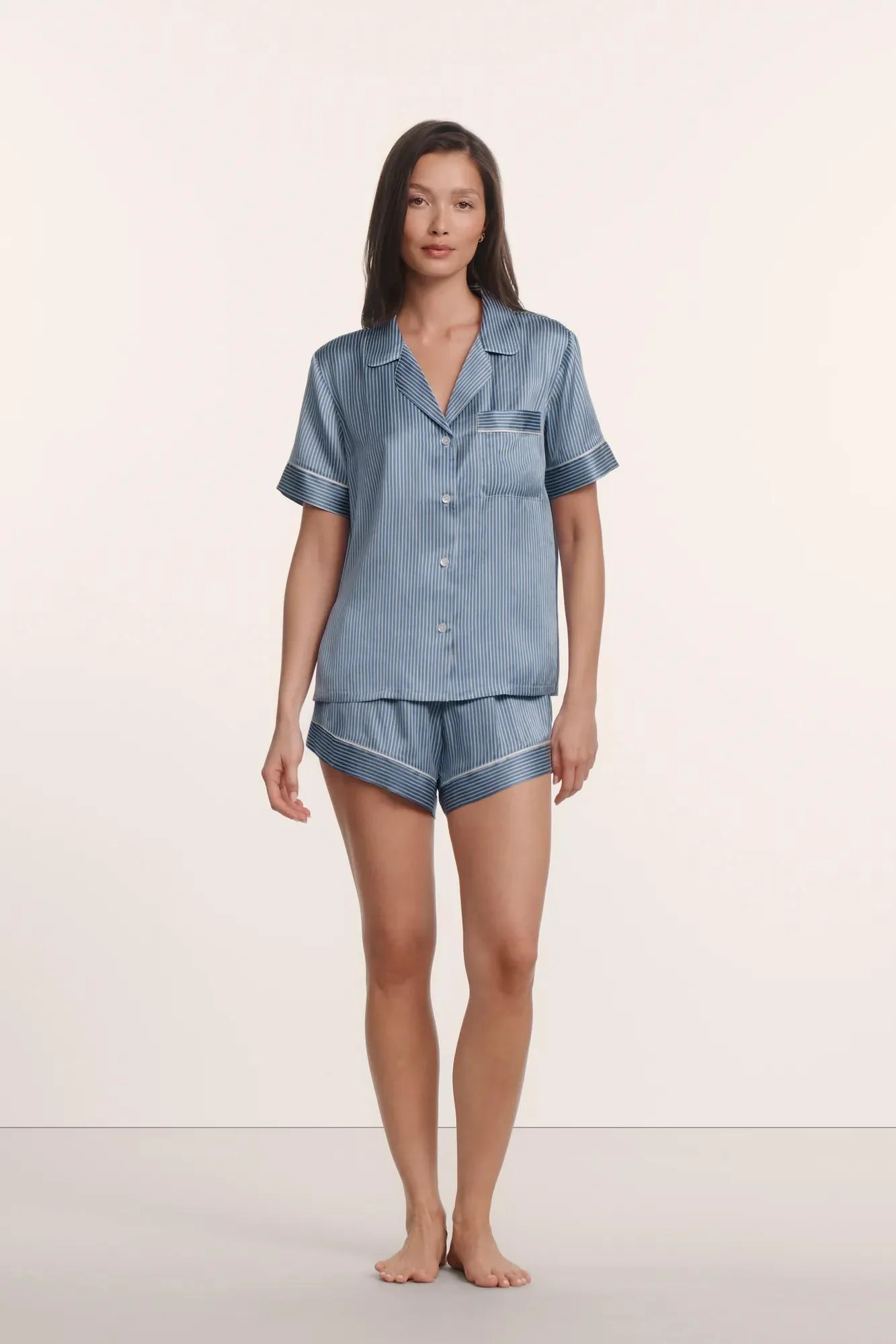 Inez Washable Silk Printed Short PJ Set | Eberjey