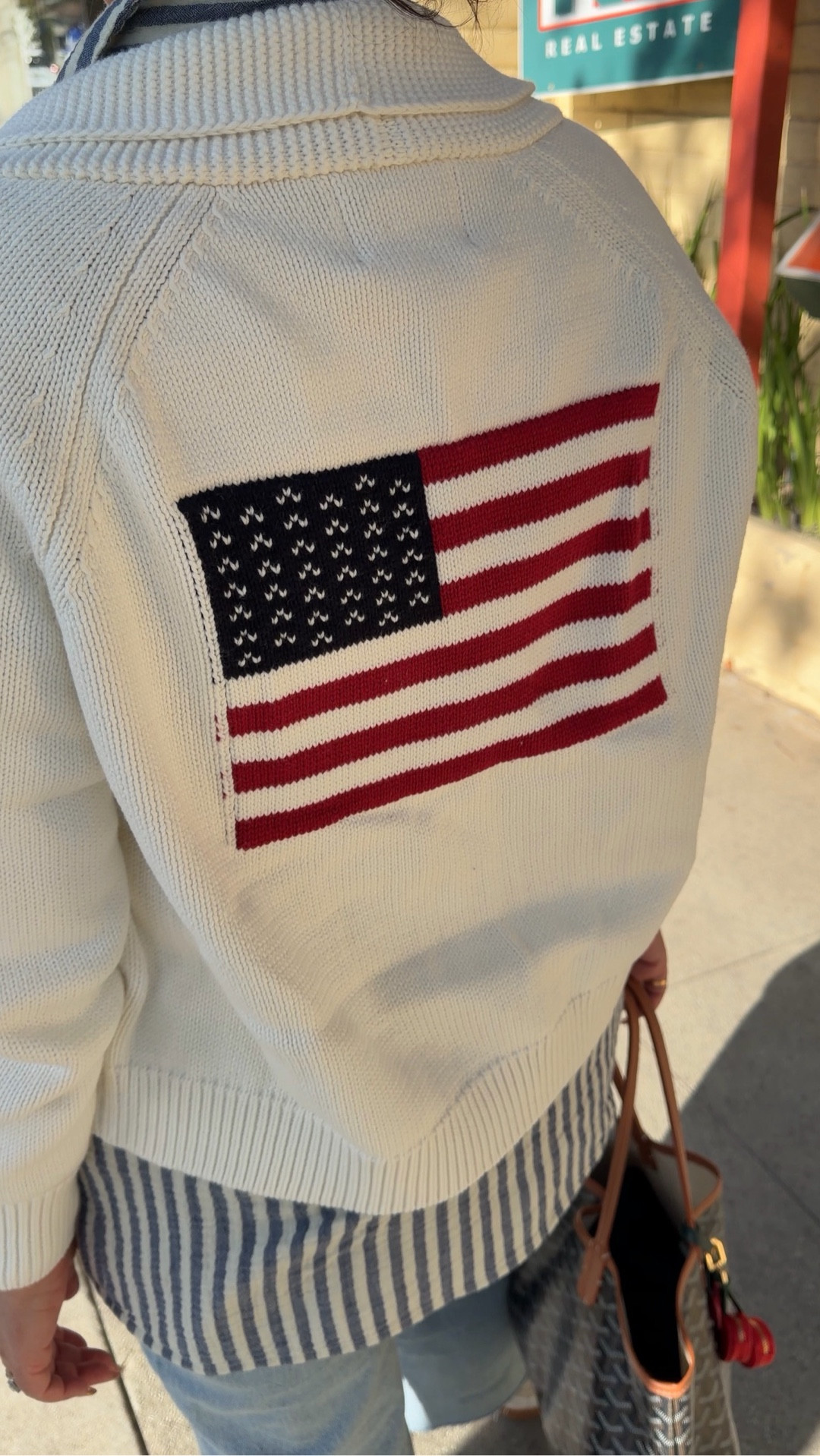 There’s just something about an American flag sweater that never goes out of style ❤️🤍💙

This one from @Pearls & Camo  is next level—so well made and unbelievably cozy. Paired it with a gauze striped blouse from @jjill my favorite red flats, the cutest boat tote (also Pearls & Camo), and finished with my go-to sunnies from Velvet.

Effortless, classic, and just the right amount of statement.

Linking everything for you in LTK — go shop! @Velvet Eyewear @Quince 

#StyleOver50 #FashionOver50 #Over50Style #over50fashion #over50andfabulous