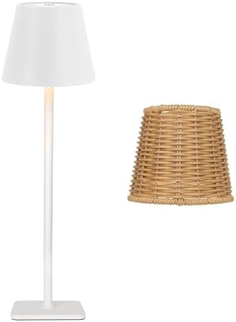 Mr. White Outdoor Waterproof Cordless Wireless Rechargeable Portable Top Touch Battery Operated P... | Amazon (US)