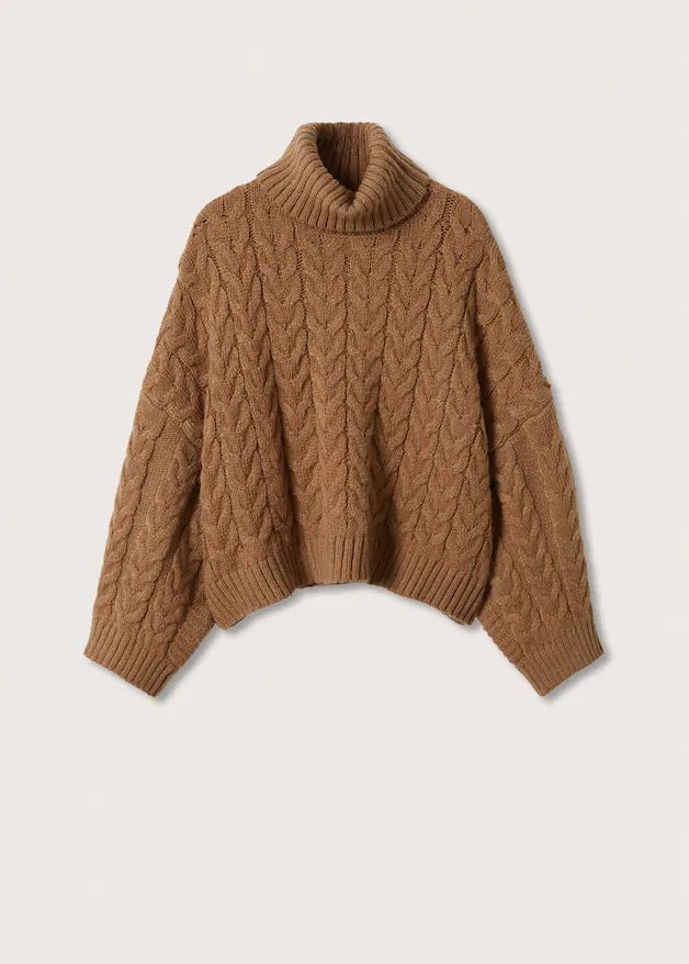 Knitted braided sweater | MANGO (UK)