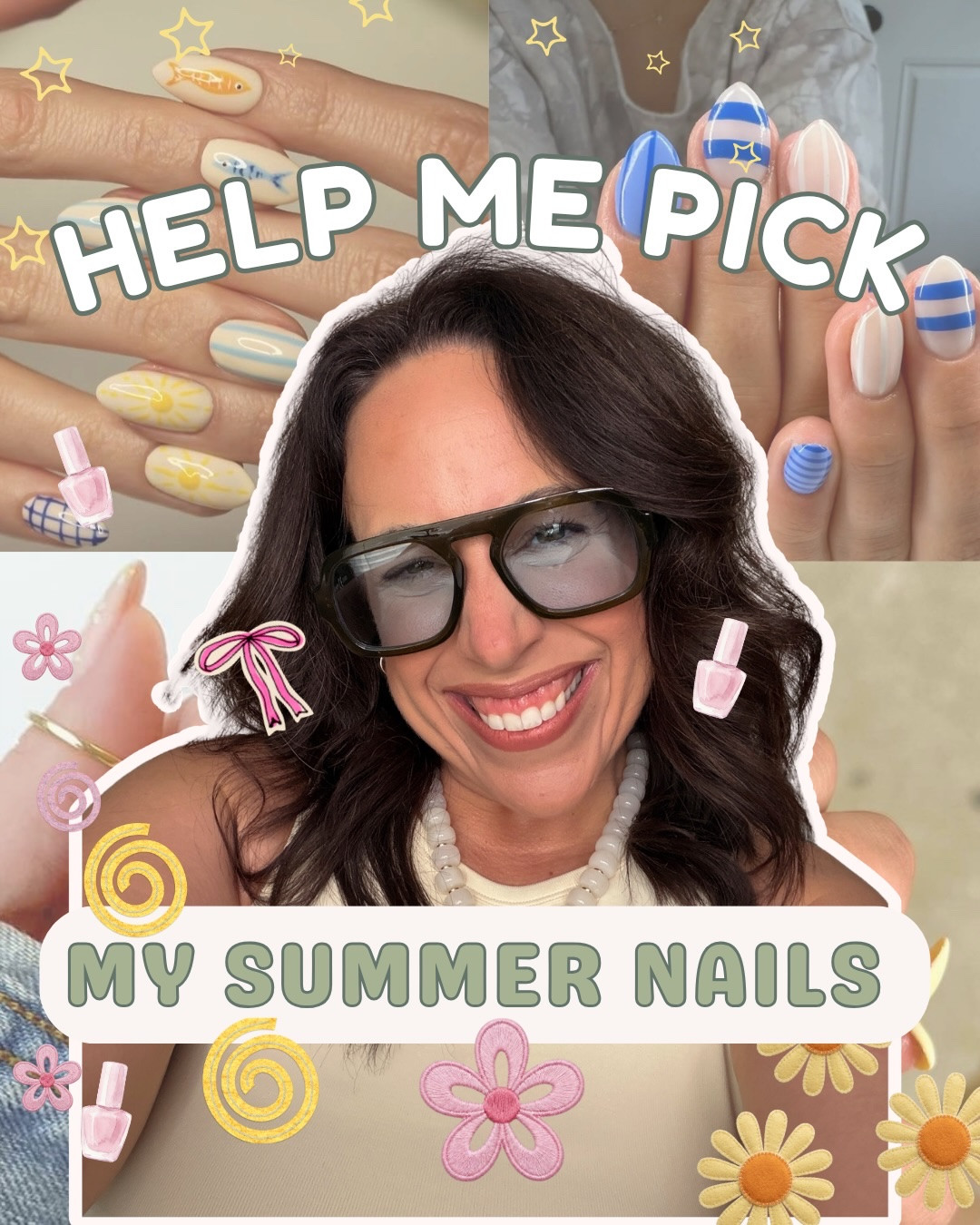 Here’s some summer nail inspo for you to save or share … which one you picking?!

#LTKBeauty #LTKselfcare #LTKOver40