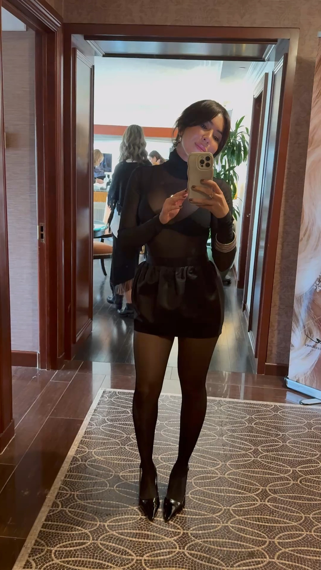 Black on black #satinblackskirt #loversandfriends #revolvefinds #meshtops #allblackoutfit #fashionweek

#LTKStyleTip #LTKTravel #LTKWorkwear