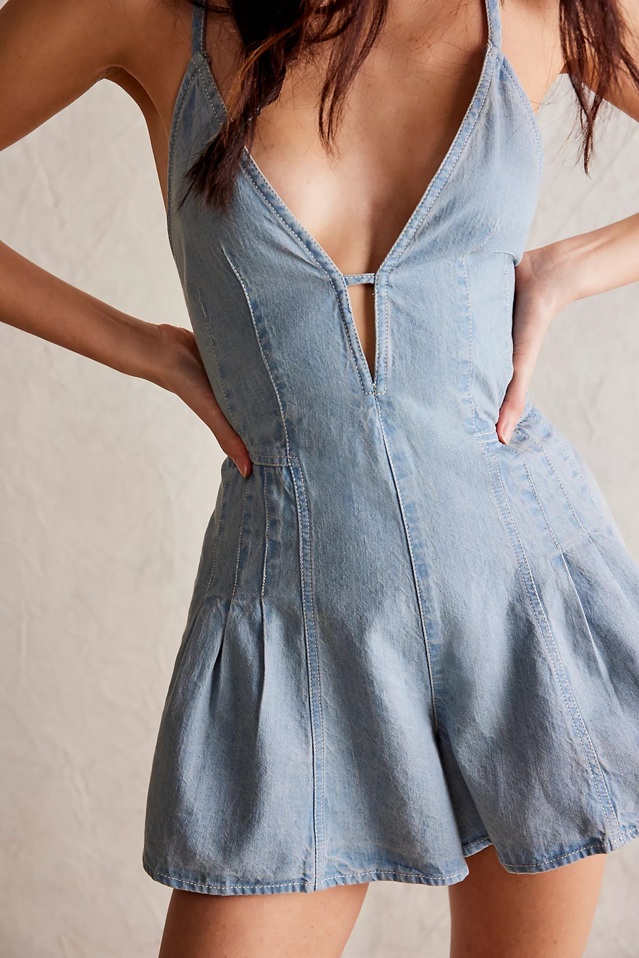 We The Free Nostalgia Ultra-Shortalls | Free People (Global - UK&FR Excluded)