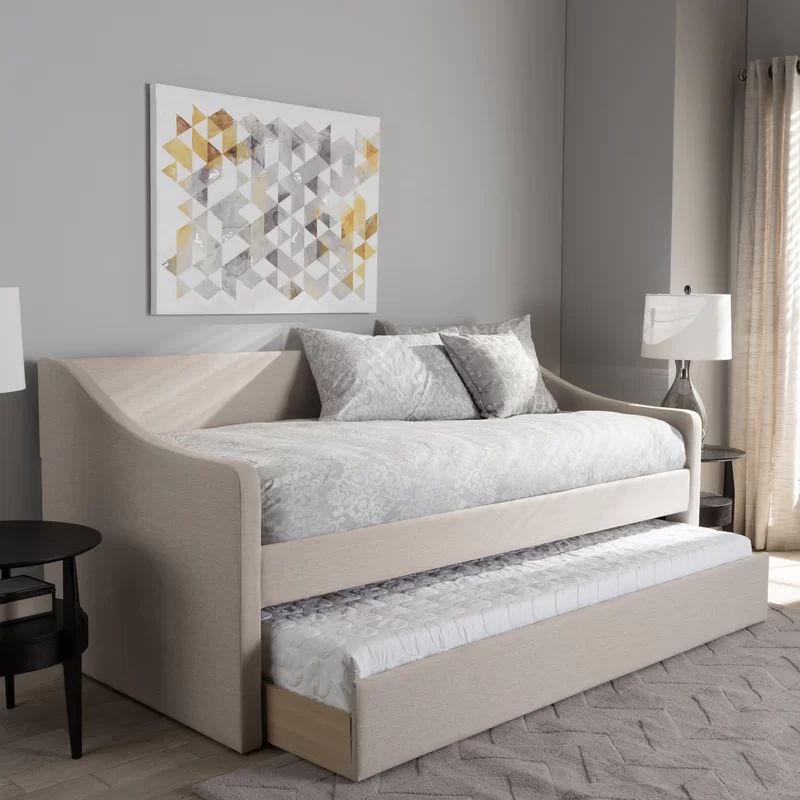 Brookston Upholstered Daybed with Trundle | Wayfair North America