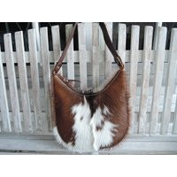 Tote Bag With Zipper Cowfur Boho Bag Cowhide Shoulder Handbags Everyday For Women Casual Gift Her Shopping in Hide Hair | Etsy (US)