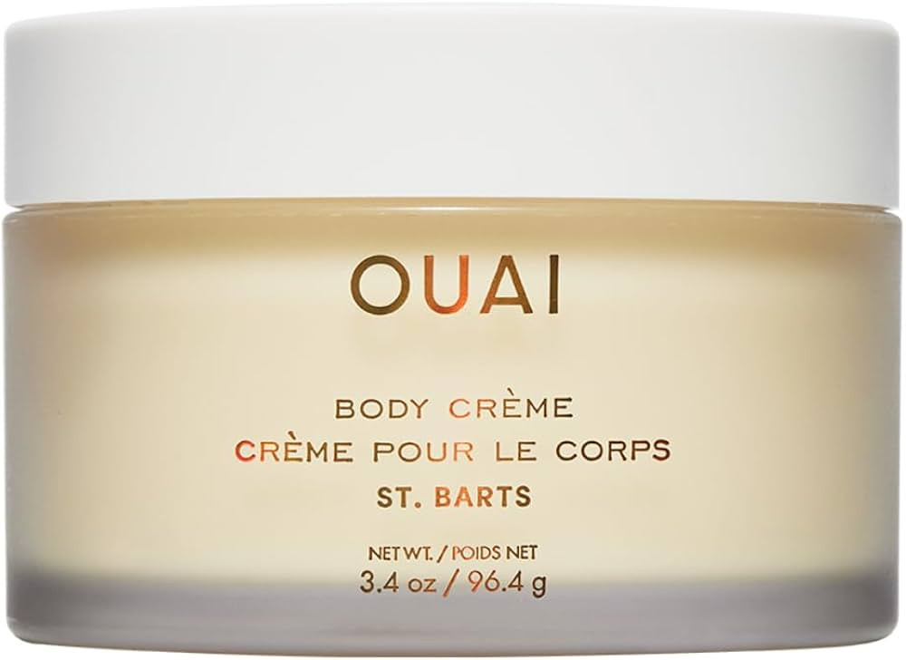 OUAI Body Creme, St. Barts Travel Size - Hydrating Whipped Body Cream with Cupuaçu Butter, Cocon... | Amazon (US)