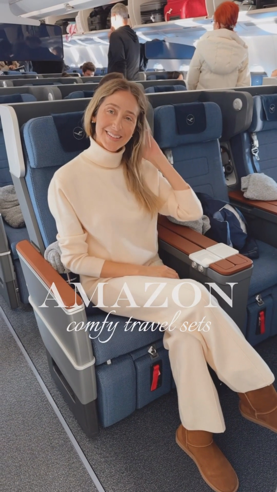Comfortable, warm and elegant Amazon set I wore on my 11 hour flight back to Miami from Europe
Runs tts , wearing a size small 
Airport outfit 
Travel outfit 



#LTKTravel #LTKU #LTKootd