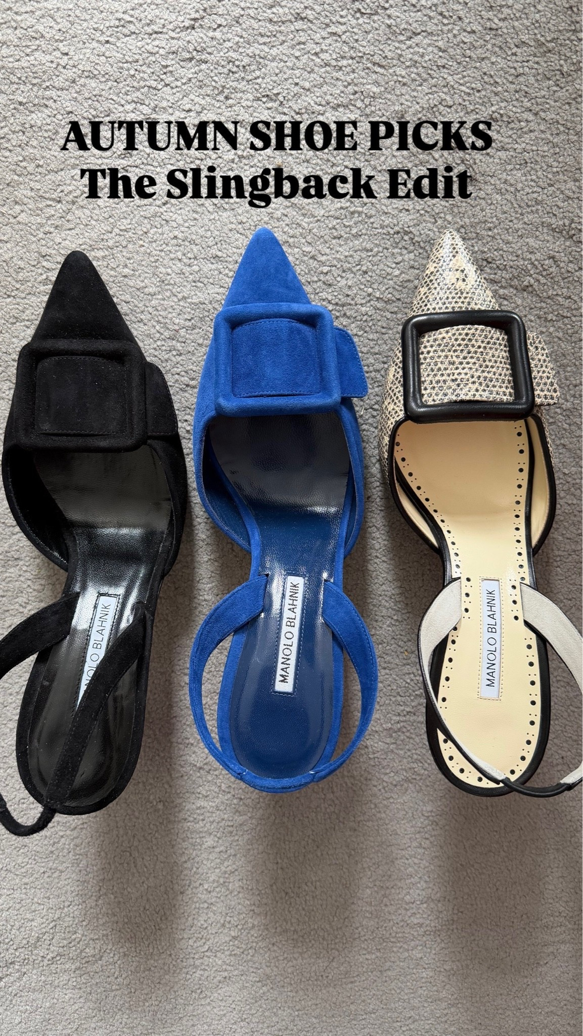 AUTUMN SHOE PICKS
The Slingback Edit

.
.
Wear to the office, as elevated daywear, classy shoe style, work shoes, Autumn shoe capsule, office shoes

#LTKautumn #LTKworkwear #LTKshoes
