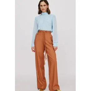 Calça detalhe passador caramelo 46 | OffPremium (BR)