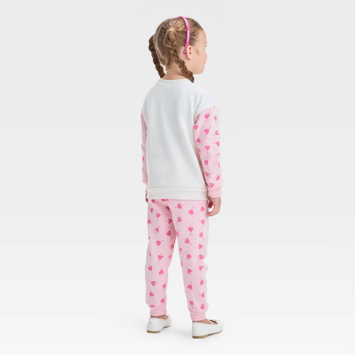 Toddler Girls' Bluey and Bingo Valentine's 2pc Top and Bottom Set - Pink | Target