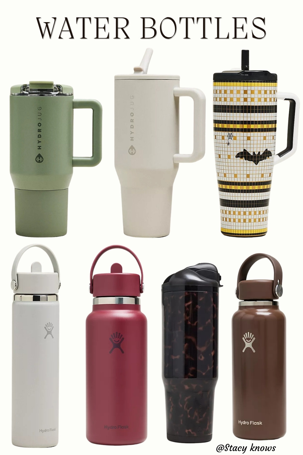The ultimate hydration lineup! 💧 Whether you're hitting the gym, running errands, or just trying to reach your daily water intake goals at your desk, these are my absolute favorite water bottles. Durable, stylish, and completely spill-proof. Click the link to shop the entire collection!
#StayHydrated #WaterBottles #HealthyHabits #LTKStyle #EverydayCarry #FitnessFavorites #DrinkWater #MustHaves 

 #LTKfitnessgoals #LTKmorningroutine #LTKActive