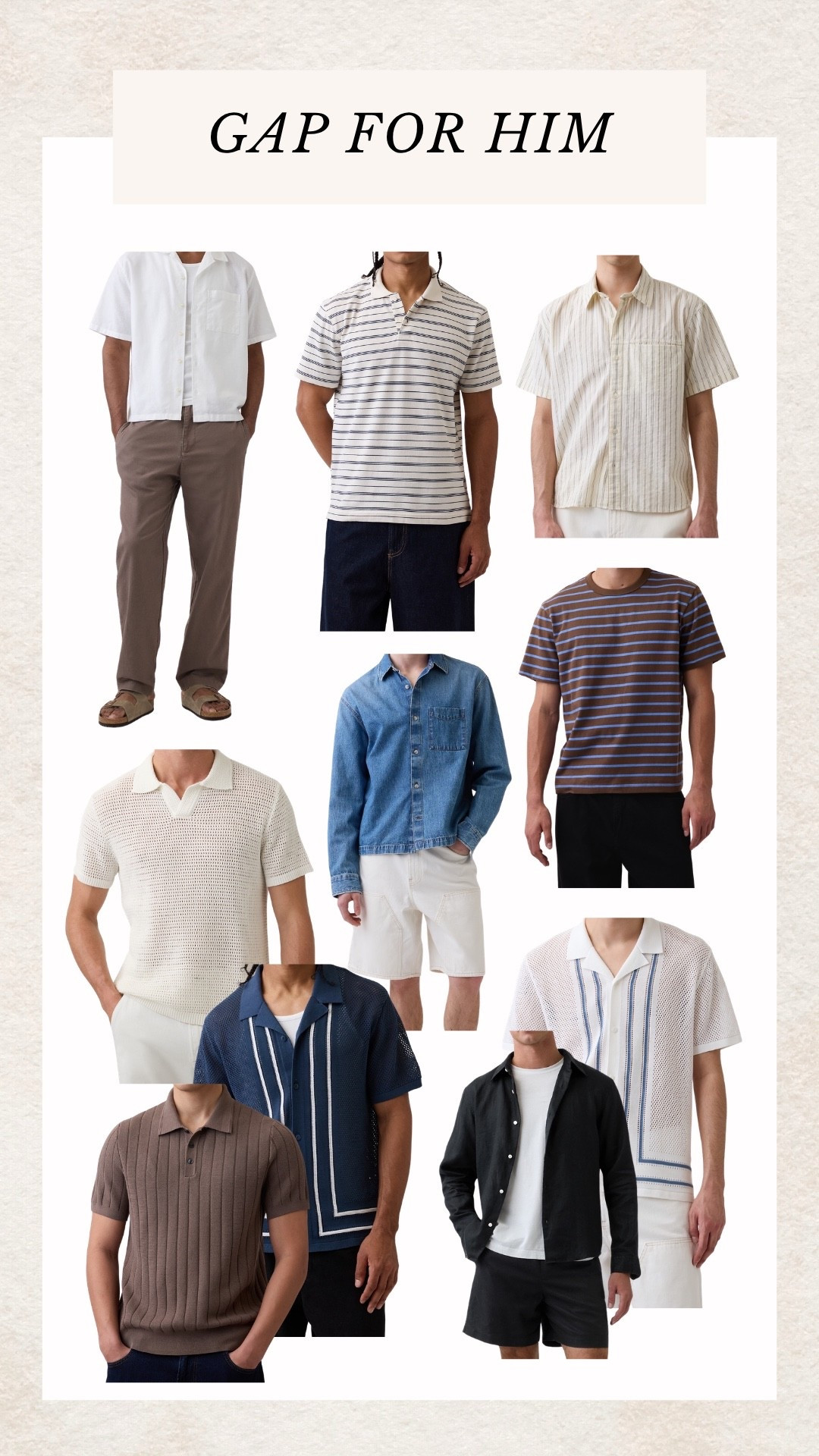 New summer Gap arrivals for him!

#LTKootd #LTKgrwm #LTKMens