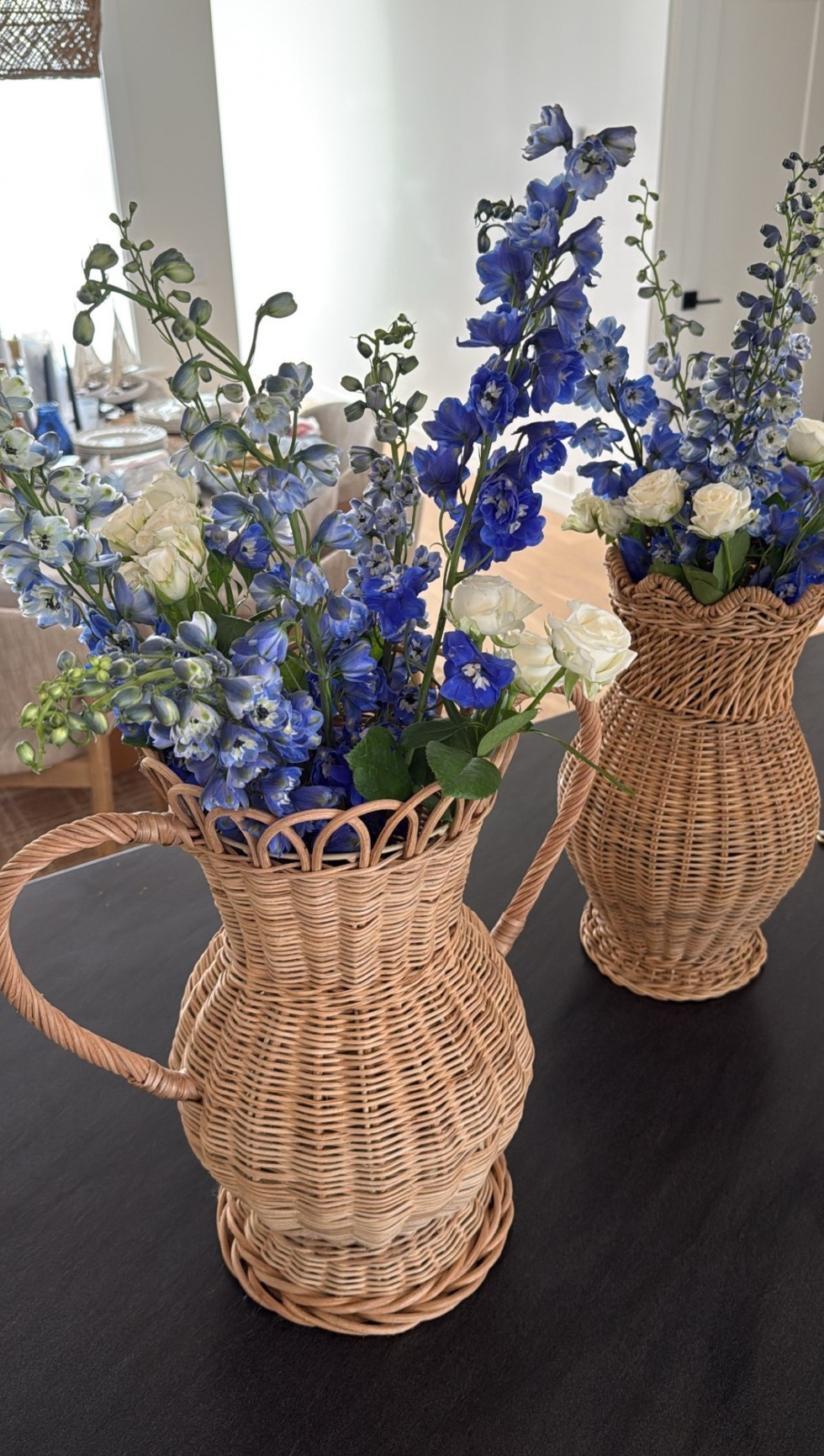 Rattan flower vase perfect for any celebration 🪻✨