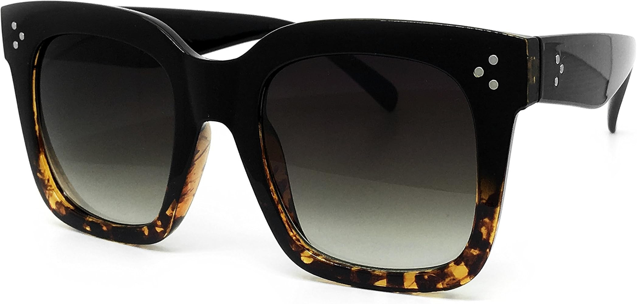 O2 Eyewear 7222 Premium Oversize XXL Women Men Mirror Brand Style Fashion Sunglasses | Amazon (US)