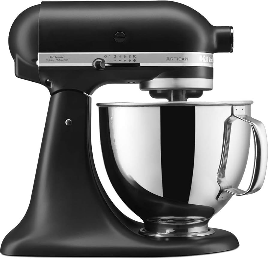 Kitchenaid Artisan 4.8L Stand Mixer Matte Black 5KSM125BBM | Amazon (UK)