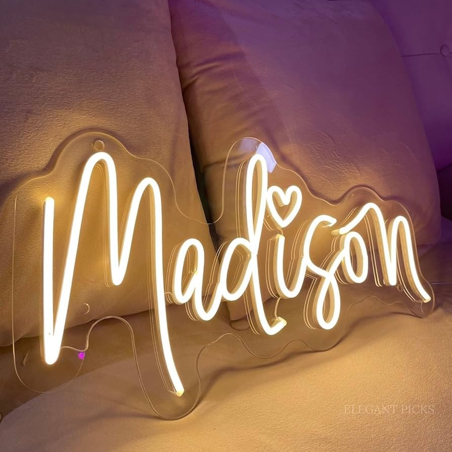 Custom Neon Signs, LED Neon Name Sign Personalized for Gifts Wall Decor, Neon Lights Sign Customi... | Amazon (US)