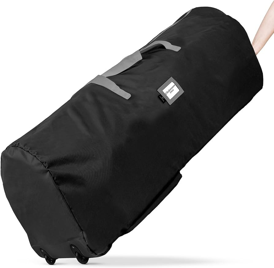 Rolling Tree Storage Bag - Storage for 9-Foot Artificial Christmas Holiday Tree. Zippered Bag, Ca... | Amazon (US)