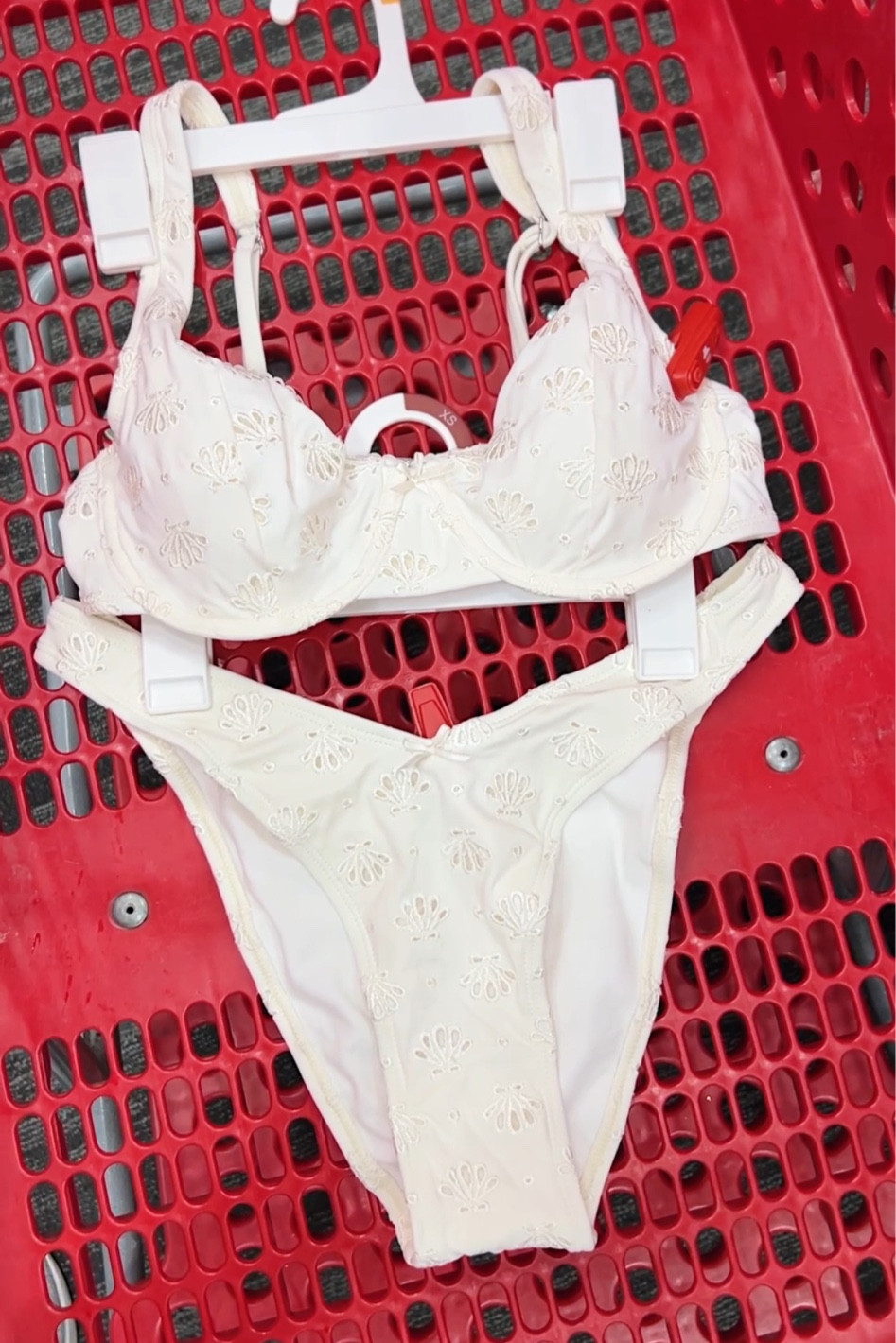 New white seashell eyelet bikini at Target 🤍🐚

#LTKFindsUnder50 #LTKFindsUnder100 #LTKSwim