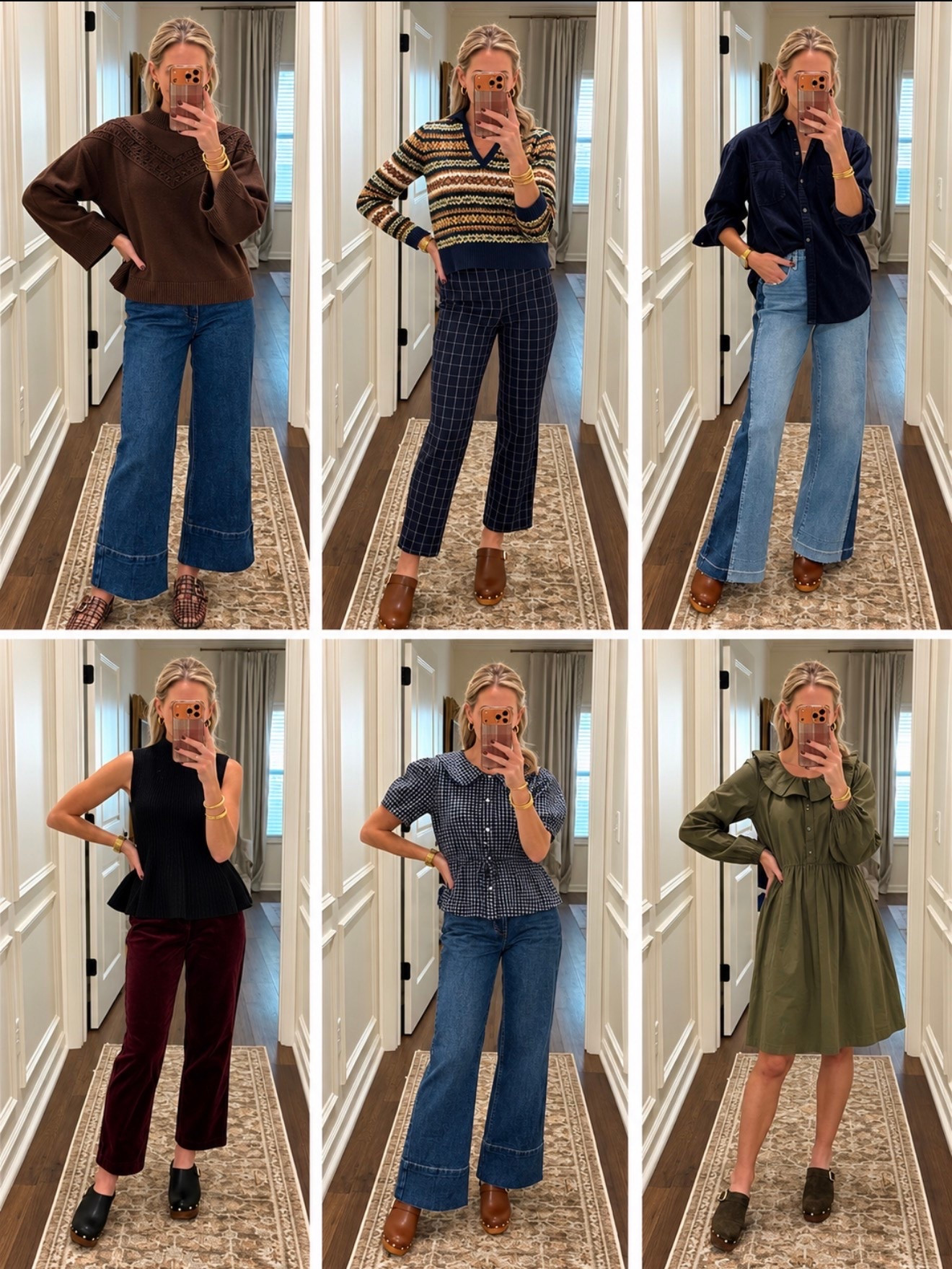 Comment FALL for all the details 🍂 Old Navy fall new arrivals have officially entered the chat, and they are GOOD. Think cute fall work outfits, corduroy, chocolate brown sweaters, velvet pants, preppy prints, flattering fall dresses and the cutest tie-waist top. I styled several pieces with my favorite Walmart jeans to show how easy these are to mix into your closet. And just when you thought we were done… Old Navy Christmas pajamas. 🎄 Yep. I went there. Which one are you grabbing first?