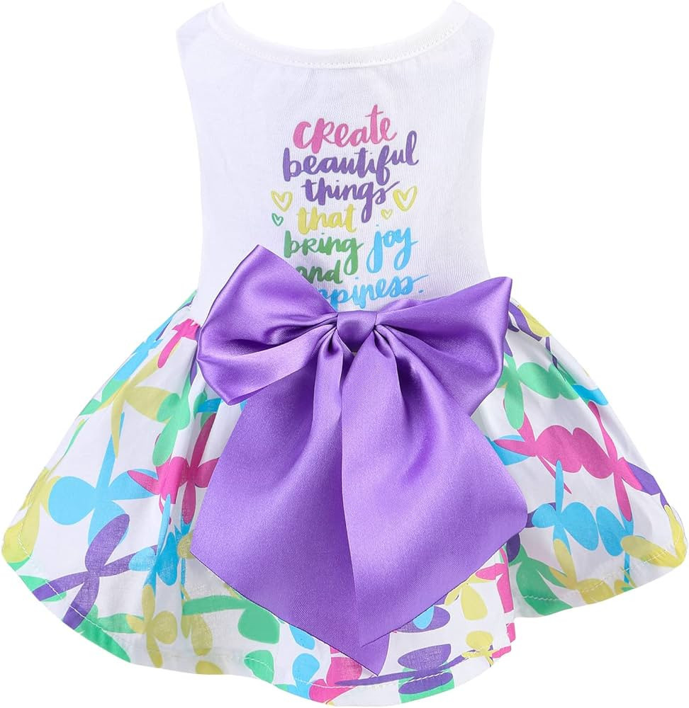 K9meme Halloween Dog Dress for Small Medium Dogs Girls, Soft Pet Skirts Puppy Princess Dresses, D... | Amazon (US)