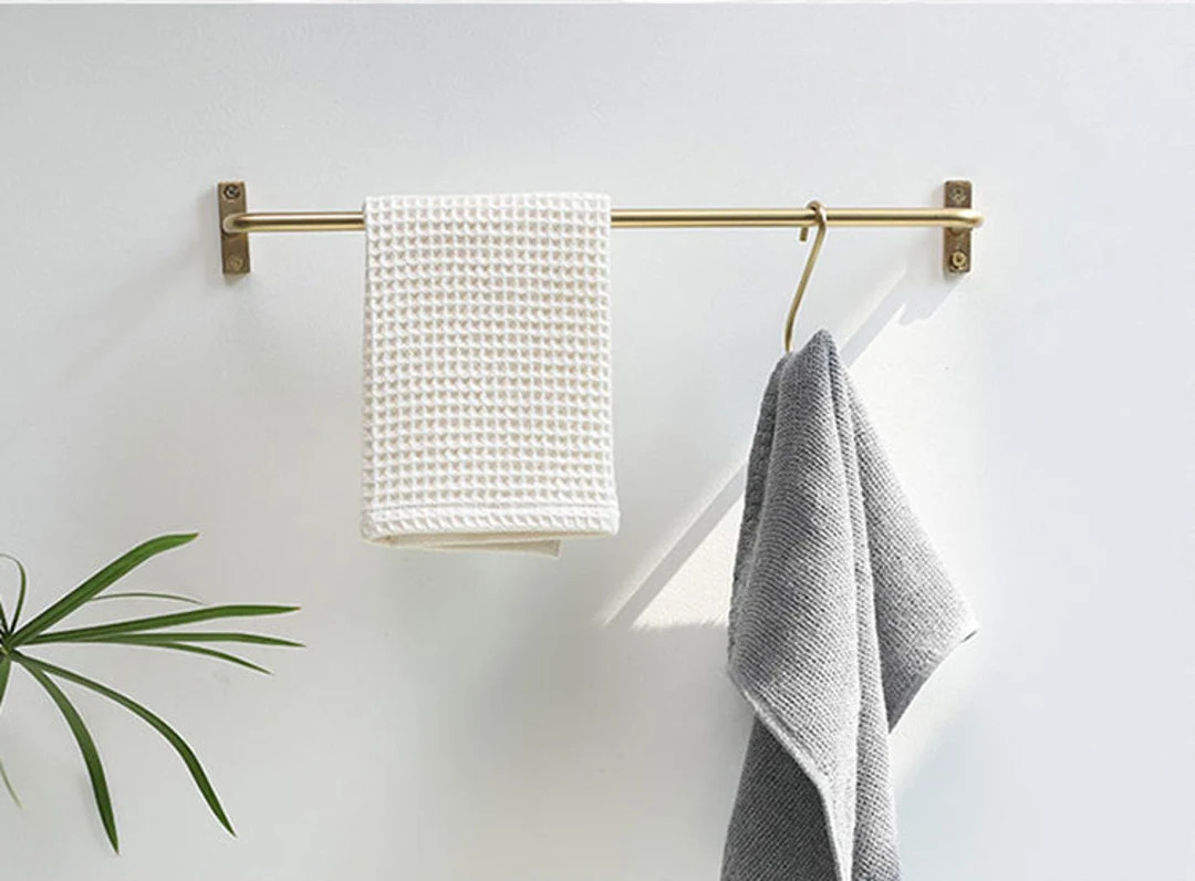 Brass Pot and Pan Railkitchen Storage Brass Bathroom Rail  - Etsy Canada | Etsy (CAD)