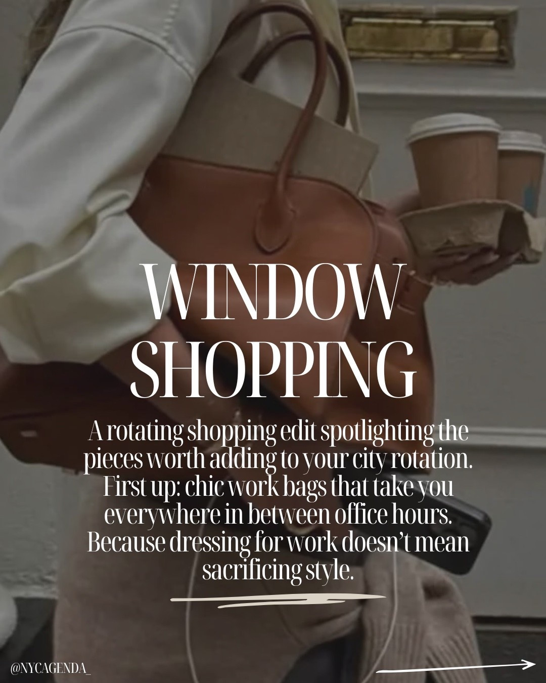 Window Shopping: a series to fuel your cart, starting with the one thing your fall wardrobe
actually needs. Work bags big enough to lug your laptop and chic enough to take you anywhere
outside the office.
Structured totes, slouchy shoulder bags, or something in between — what's your fall bag era?
#NYCagenda #FallFashion #WorkBag #NYCShopping #StyleInspo

#LTKootd #LTKWorkwear