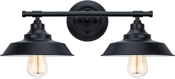 Bathroom Vanity Light Wall Sconce Industrial Kitchen Wall Lighting Oil Rubbed Black Baking Paint ... | Amazon (US)