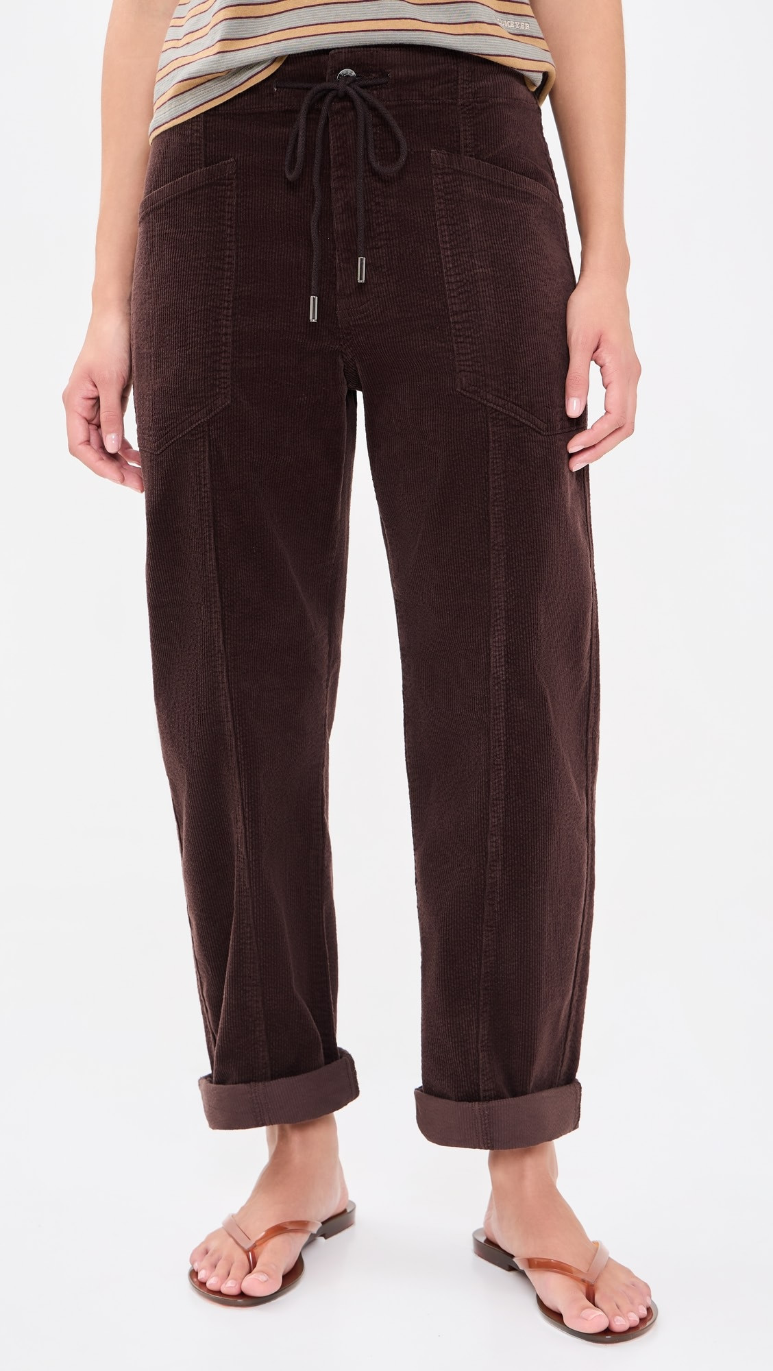 Villa Corduroy Barrel Pants | Shopbop