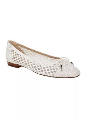 Sam Edelman Women's May Flats, White, 8M | Belk