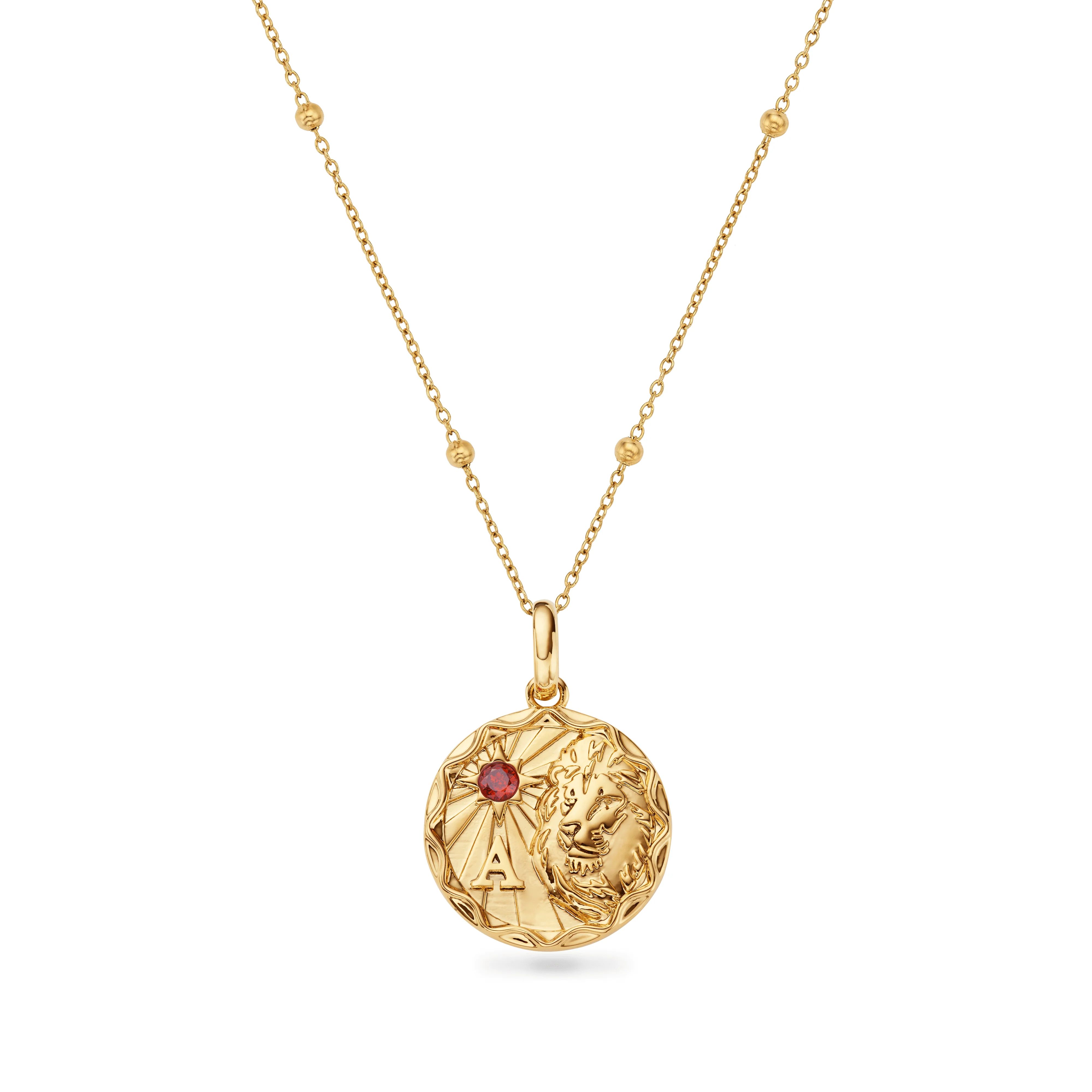 Custom Zodiac Coin Necklace (Gold) | Abbott Lyon