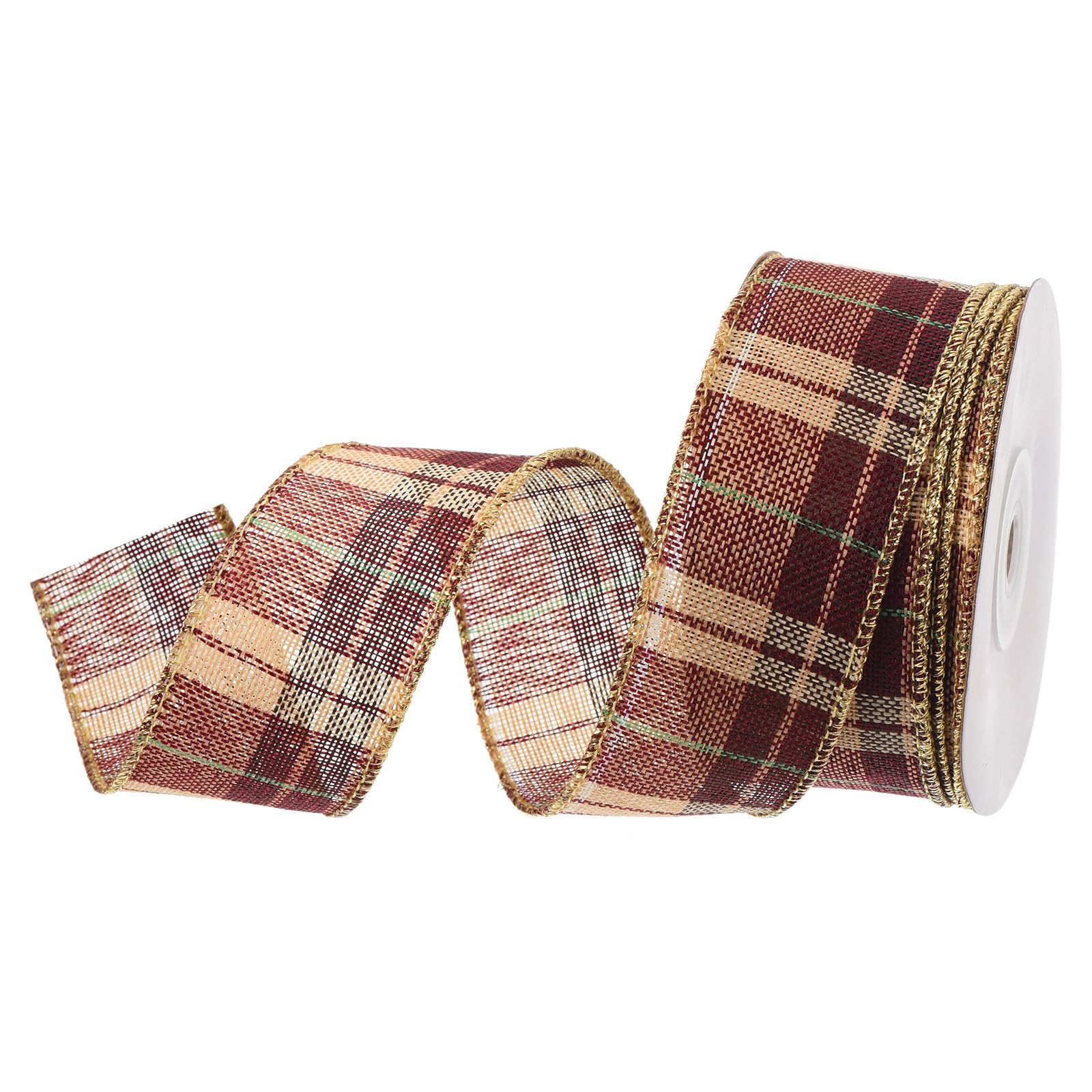 DMiotech 1.6 Inch 10 Yards Gingham Ribbon, Fiber Buffalo Checkered Ribbon Plaid Ribbon for Gift W... | Amazon (US)