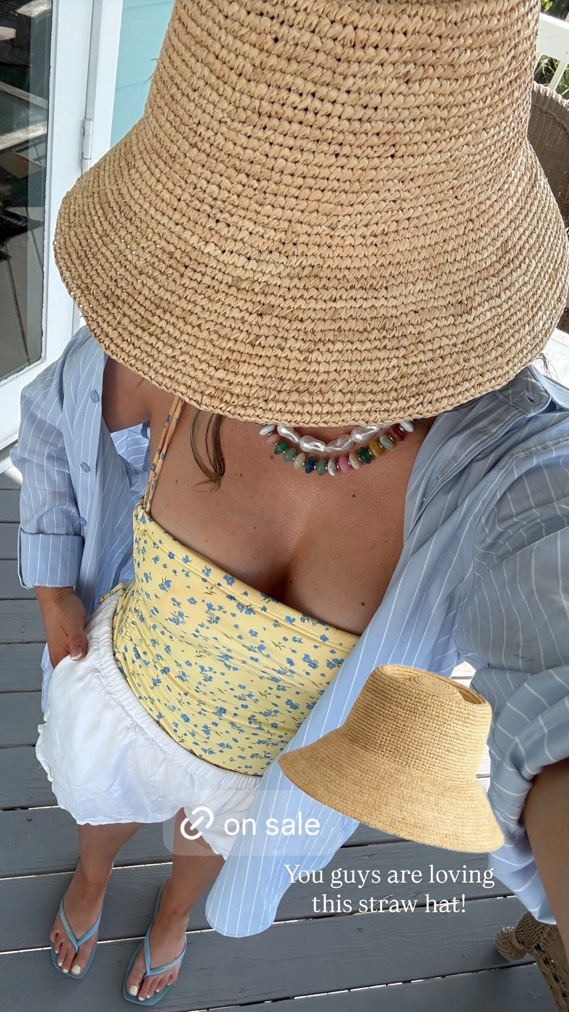 Love this raffia hat so much and you guys are loving it as well! 😍 

Summer outfit. Beach summer outfit. Resort wear. One piece swimsuit. Straw bucket hat

#LTKootd