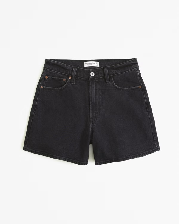 Curve Love High Rise Dad Short | Abercrombie & Fitch (US)