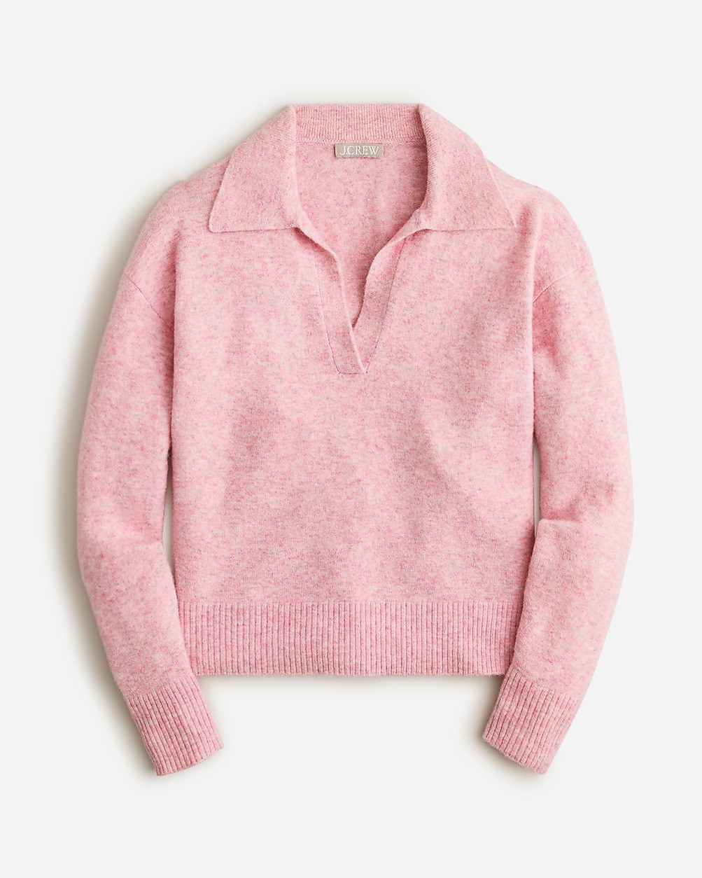 Collared V-neck sweater in Supersoft yarn | J. Crew US