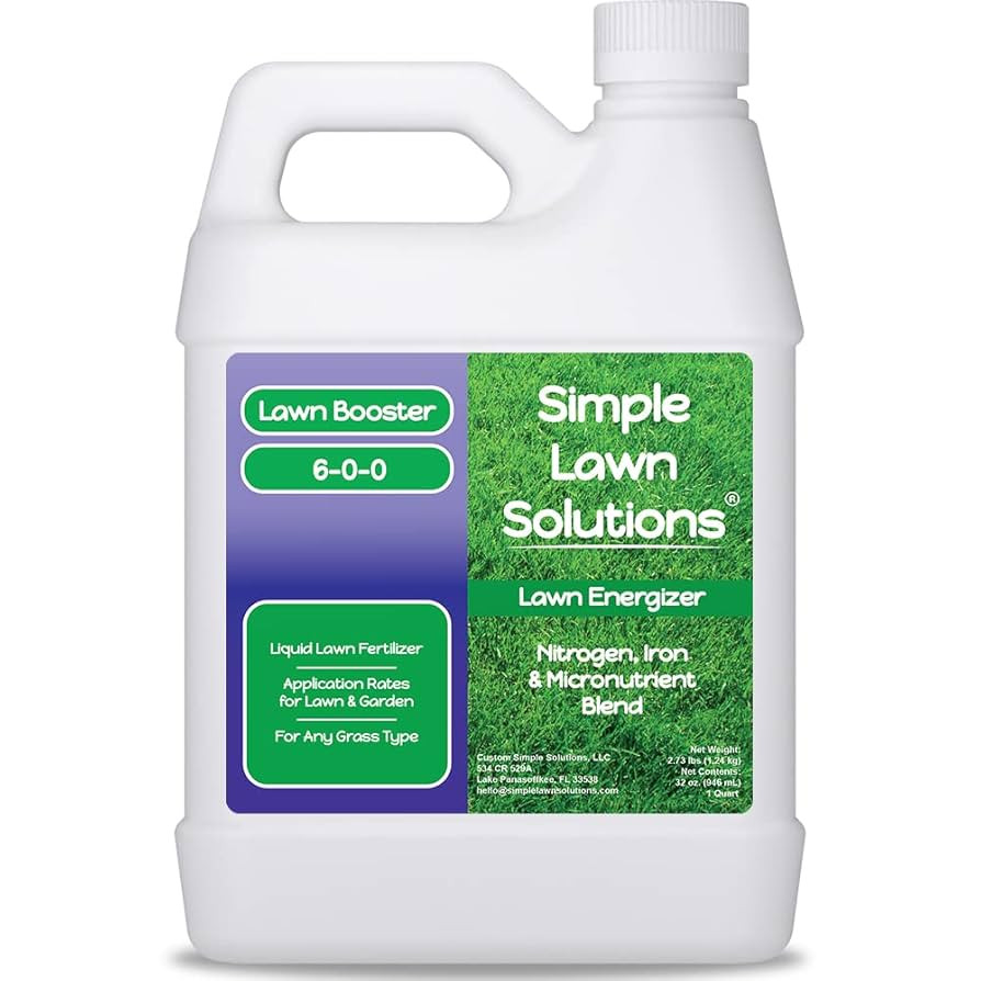 Commercial Grade Lawn Energizer Iron Nitrogen Micronutrient Booster - Liquid Turf Concentrated Fe... | Amazon (US)