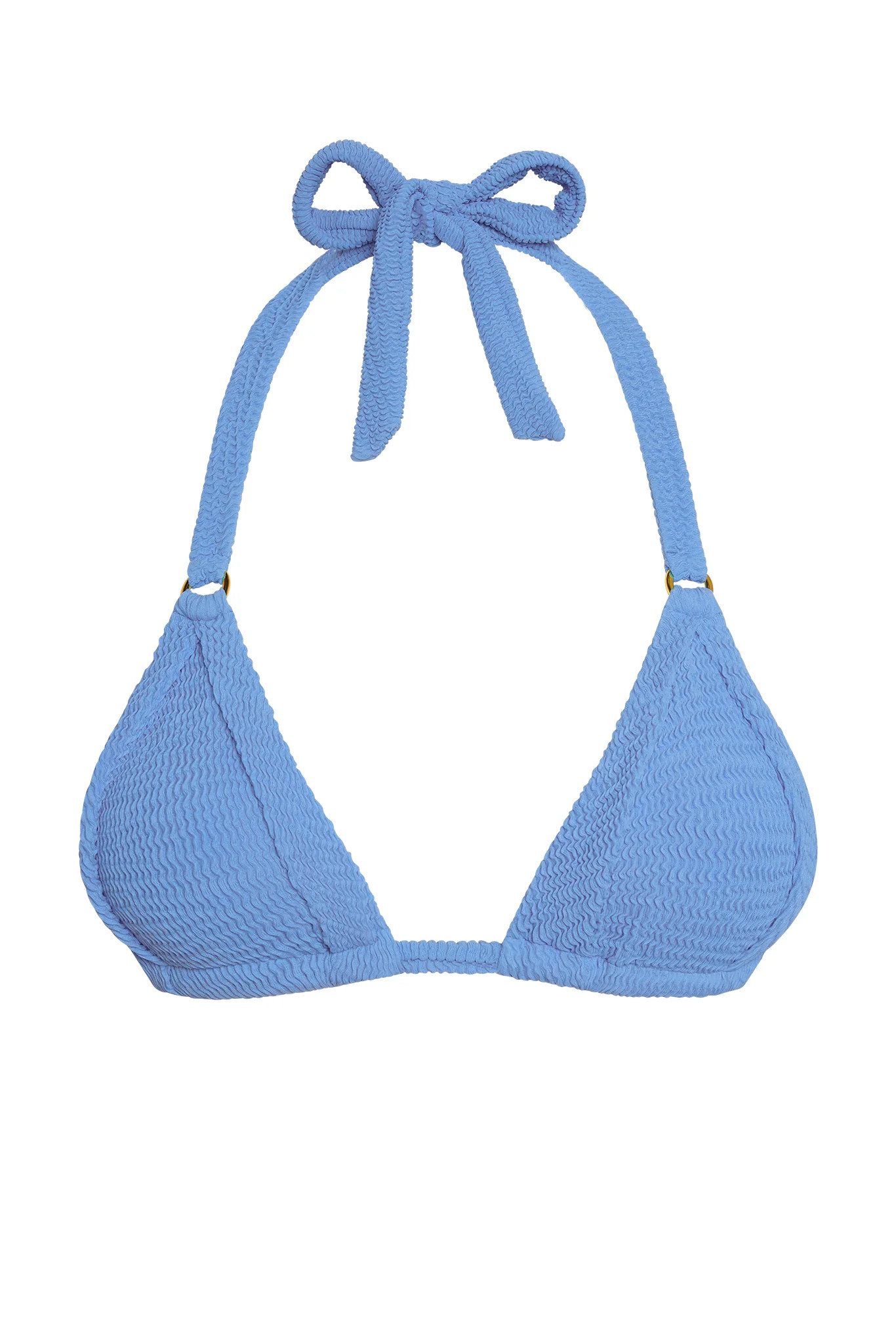 Morocco Top - Azure Crinkle | Monday Swimwear