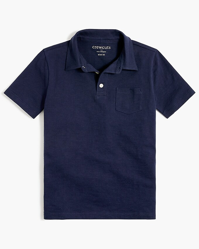 Kids' cotton slub polo shirt | J.Crew Factory