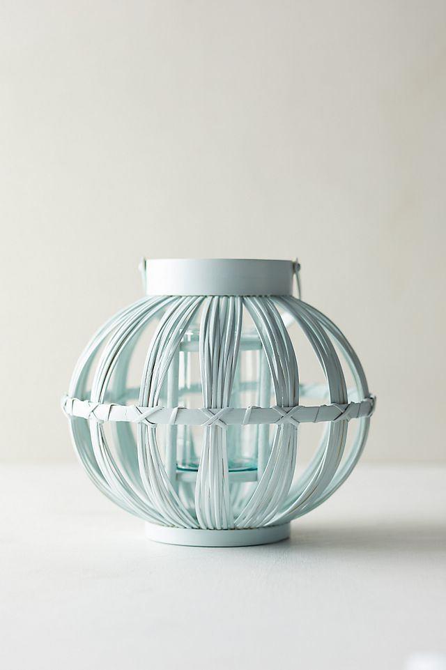 Bamboo + Glass Lantern | Anthropologie (US)